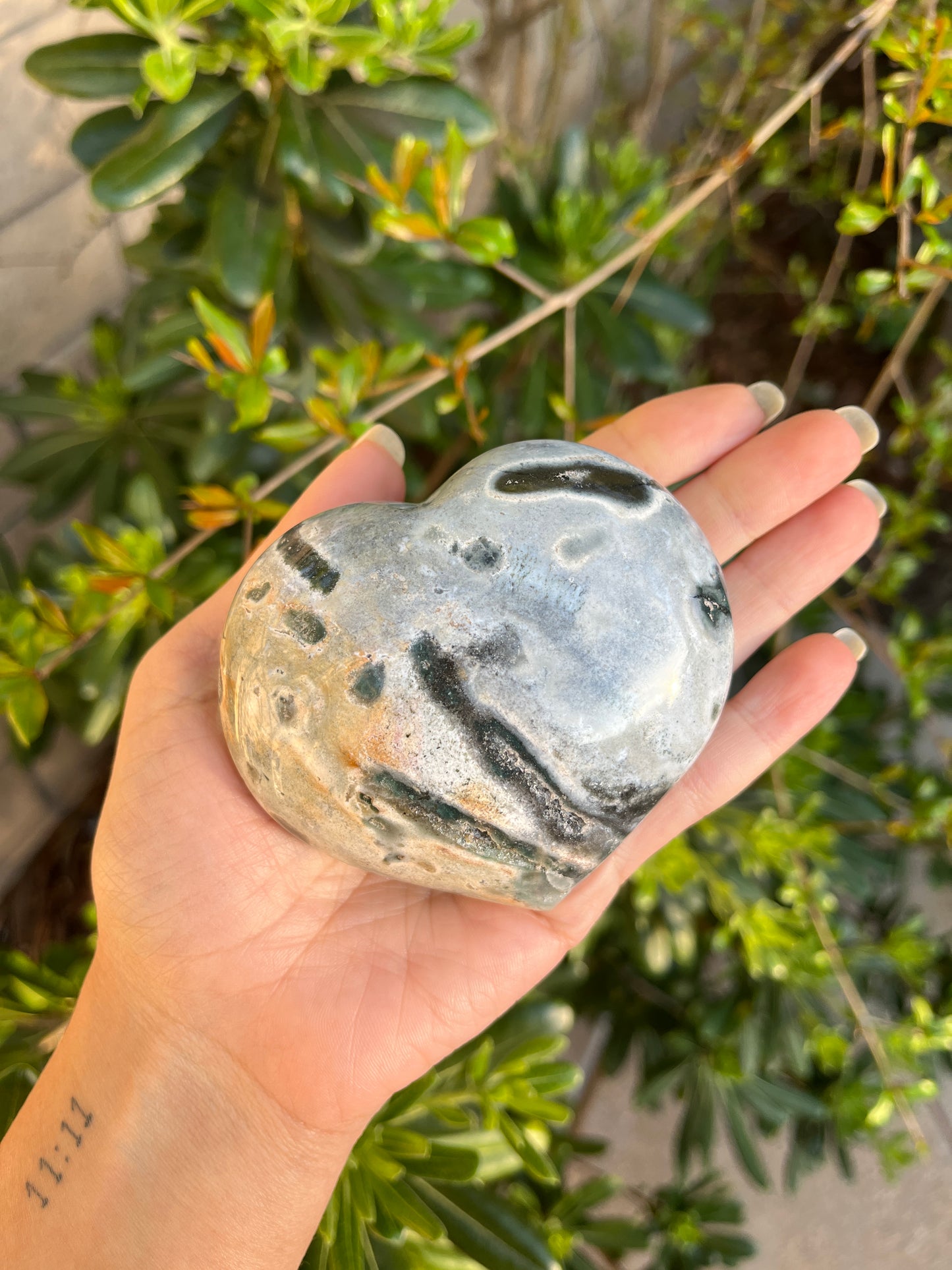 Ocean Jasper Heart