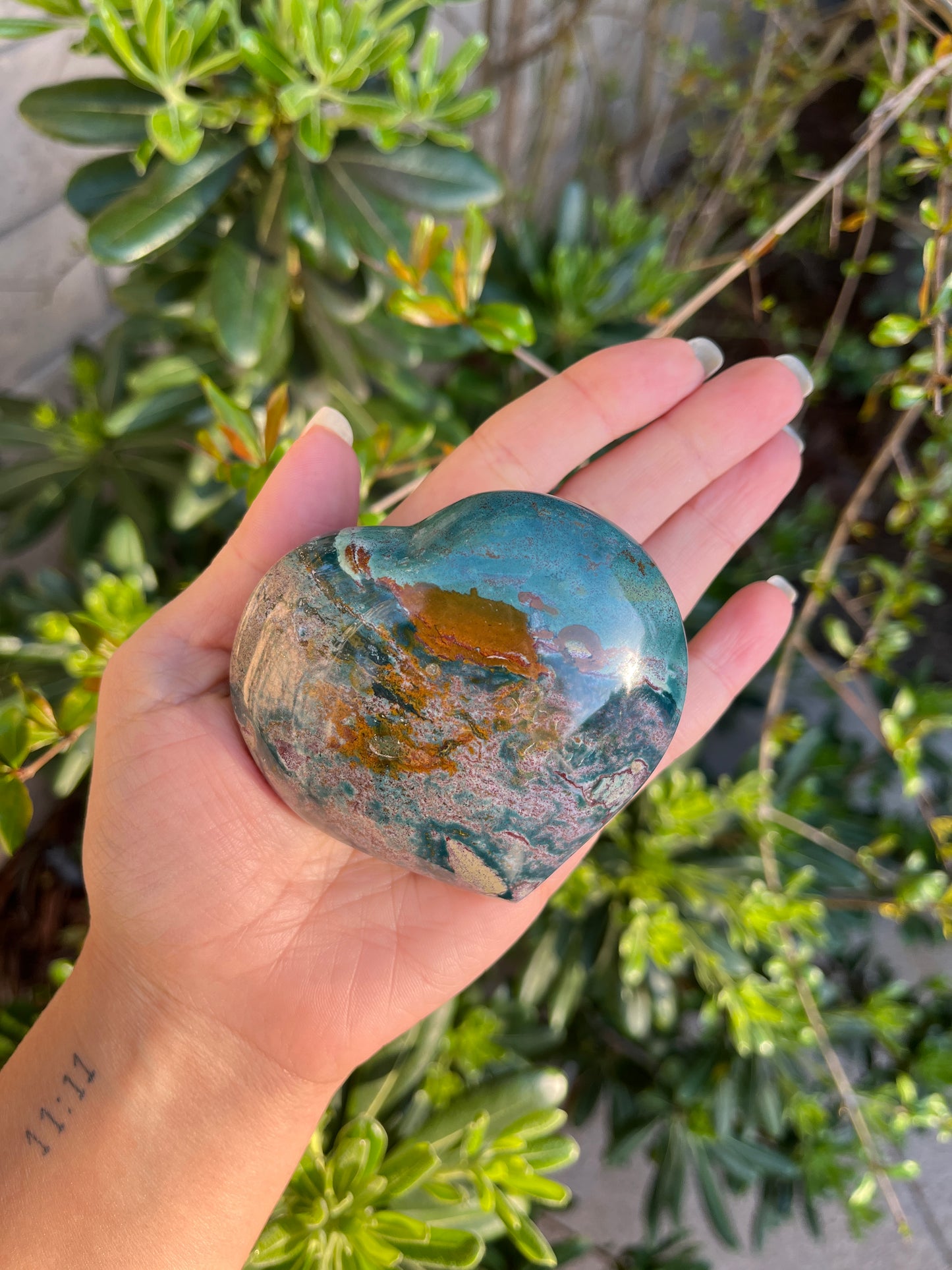 Ocean Jasper Heart