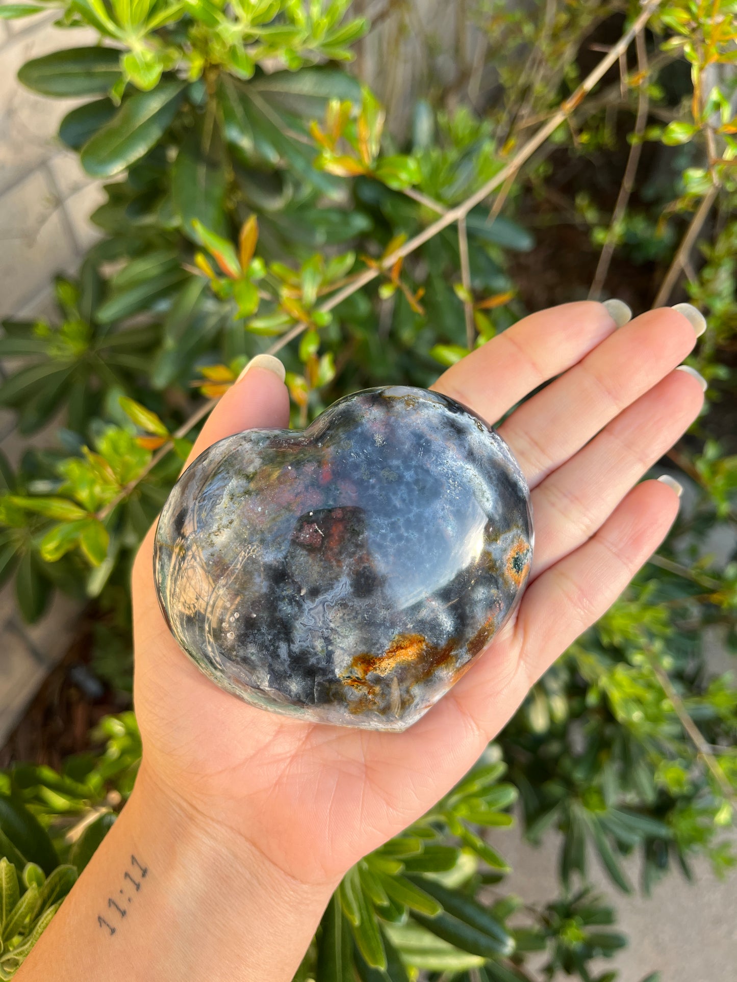 Ocean Jasper Heart