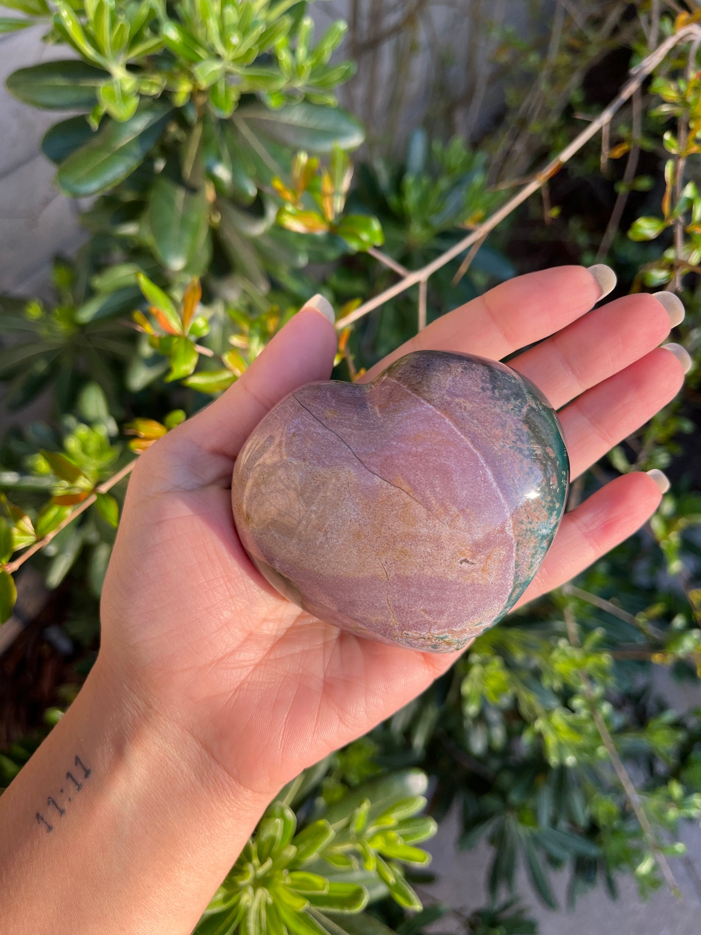 Ocean Jasper Heart