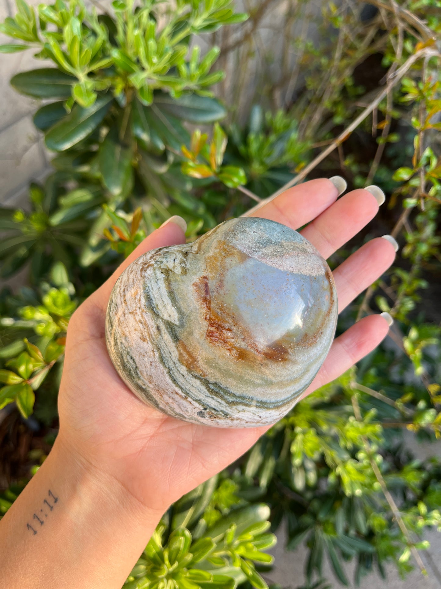 Ocean Jasper Heart