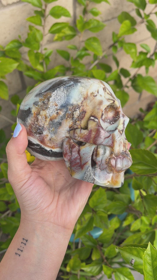 Amazonite Skull