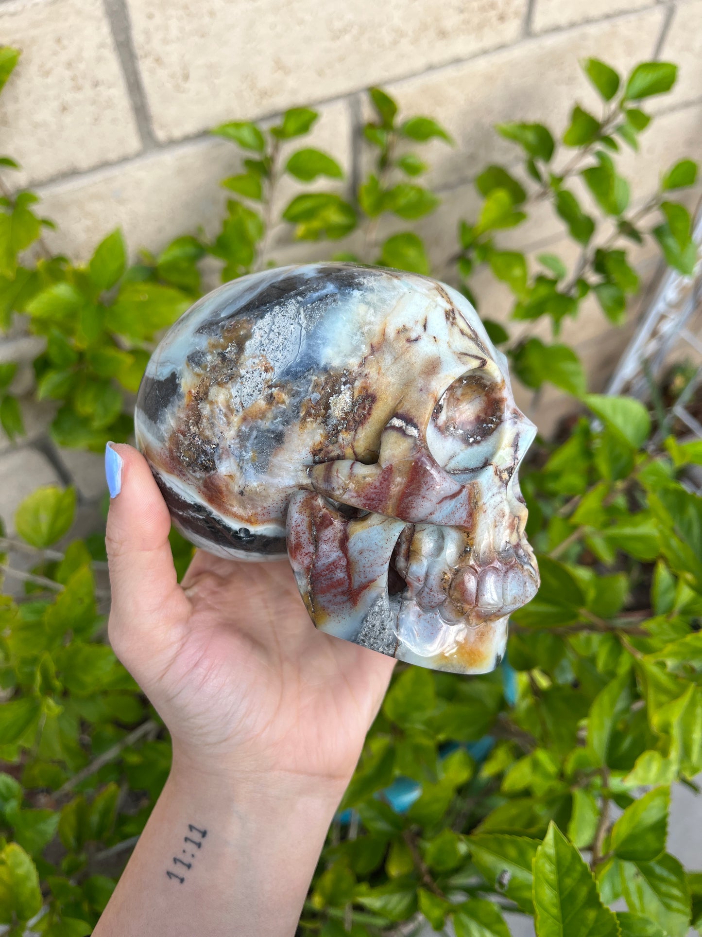 Amazonite Skull