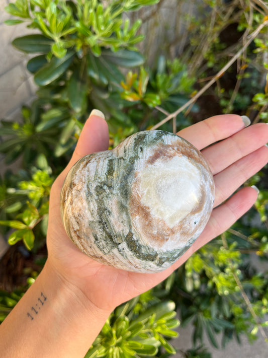 Ocean Jasper Heart