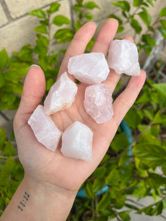 Raw Rose Quartz