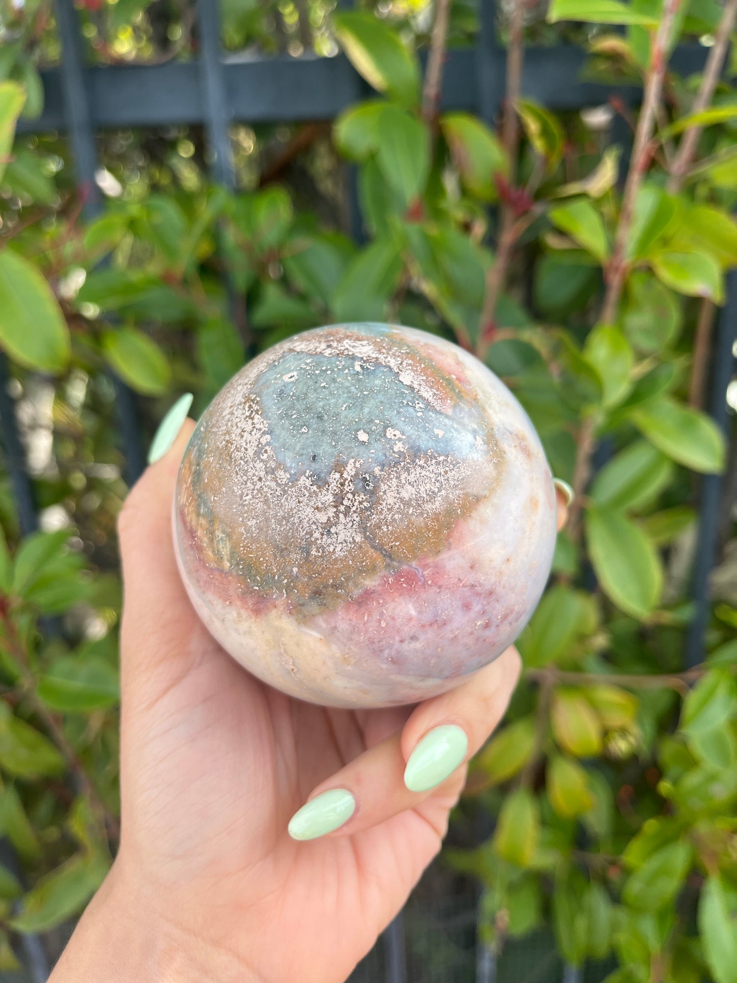 Ocean Jasper Sphere