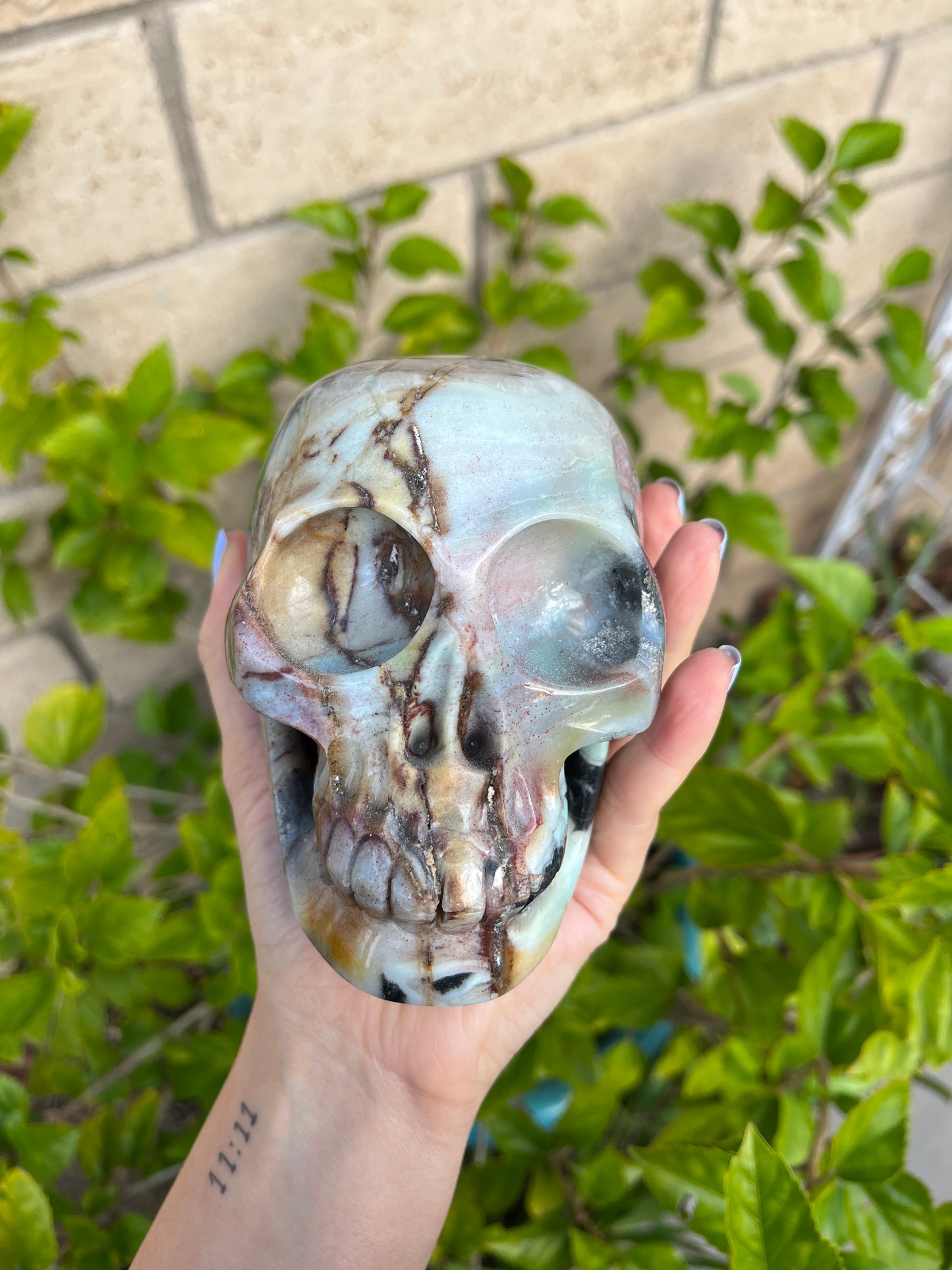 Amazonite Skull