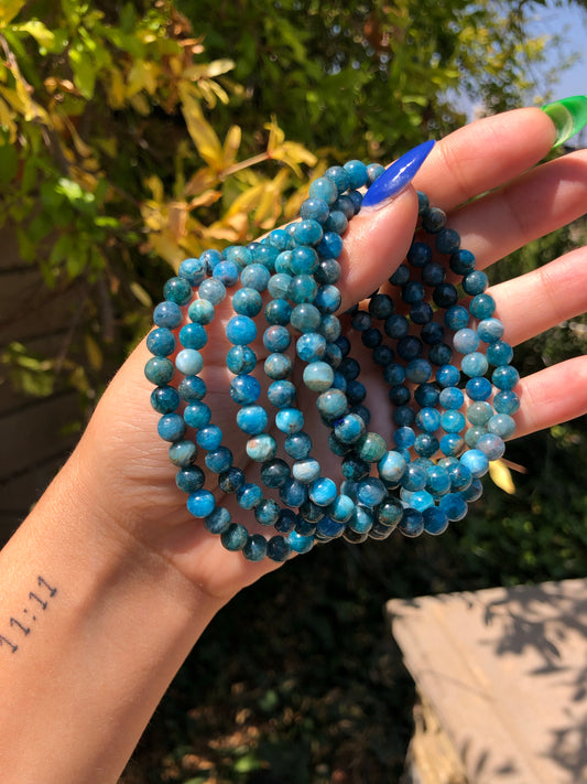 Blue Apatite Bracelet